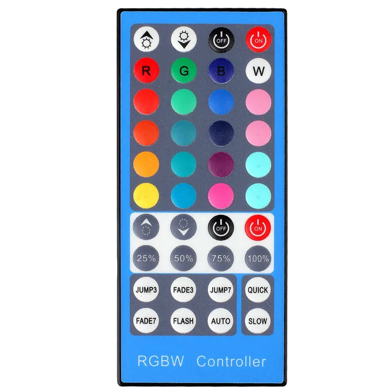 Conntroller 40Key Strip RGBW/RGBWW SMD 5050 LED Strip Light DC 12V 24V 6A IR Infrared Remote Controller Dimmer 20 Colors