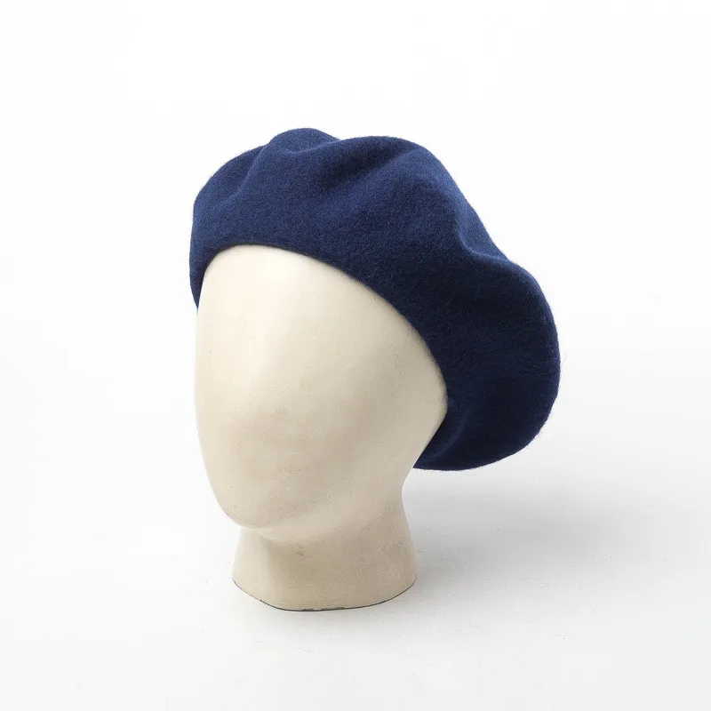 2018 Dualuse Painter Hats 100% wool beret winter men\'s formal wear professional casual dualuse cap high quality male hat hot