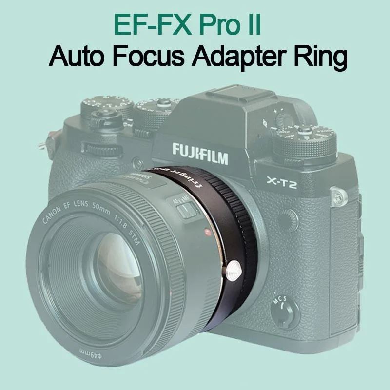 Fringer EF-FX Pro III Adaptor Lensa Fokus Otomatis untuk Lensa Canon EF Ke Kamera Fujifilm X X-Pro 1 X-T3 X-A1 X-A3 X-A5 X-A7