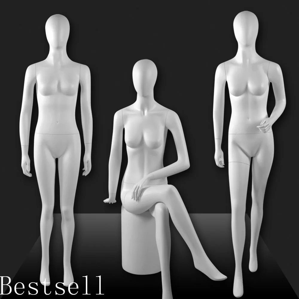 Free New Ariival Top Quality Glossy White Female Mannequin Professional Mannequin Manufacturer In Guanzghou