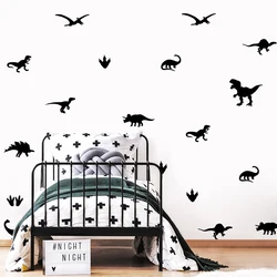 Dinosaurs Silhouette Vinyl Wall Sticker Boys Room Decor , Animals Dinosaur Laptop Decal For Apple MacBook & Car Decoration