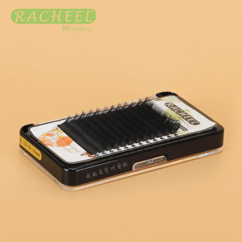 Brand 0.10/0.15/0.20 B curl Super soft elliptical flat eyelash extensions mink lashes flat hair