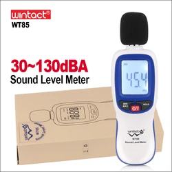 WINTACT Misuratori di Livello WT85 Mini Digital Sound 30 ~ 130db Digitale del Rumore Misuratore di Decibel digitale strumenti di misura