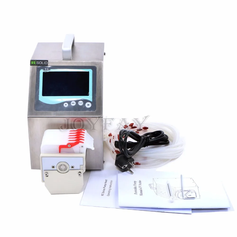 Peristaltic Pump V1 Dispensing 6 channel MC6 6 Roller 0.00008 -45ml/min per channel CE Certification One Year Warranty