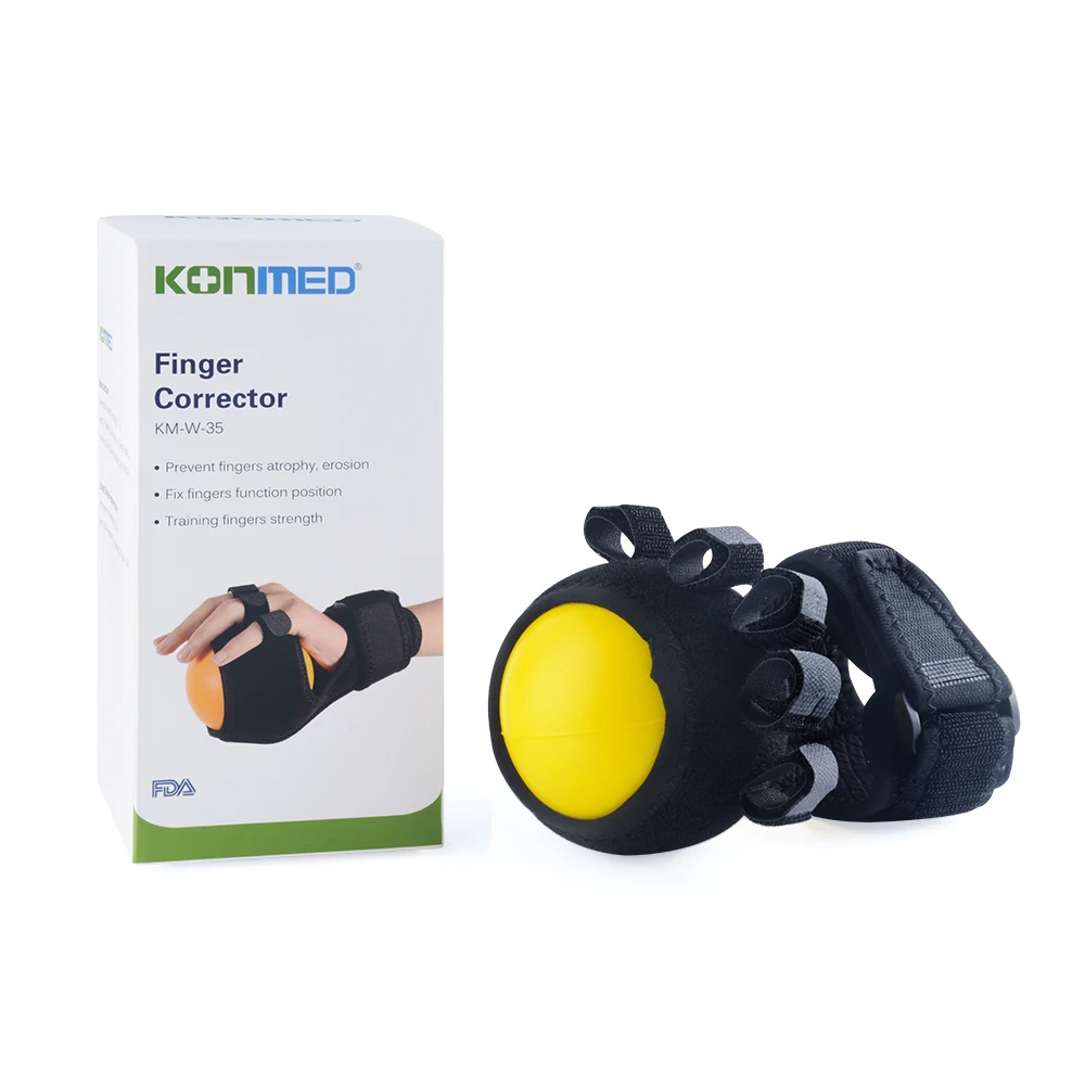 Anti-Spasticity Ball Splint Hand Functional Impairment Finger Orthosis Hand Ball Rehabilitation Exercise