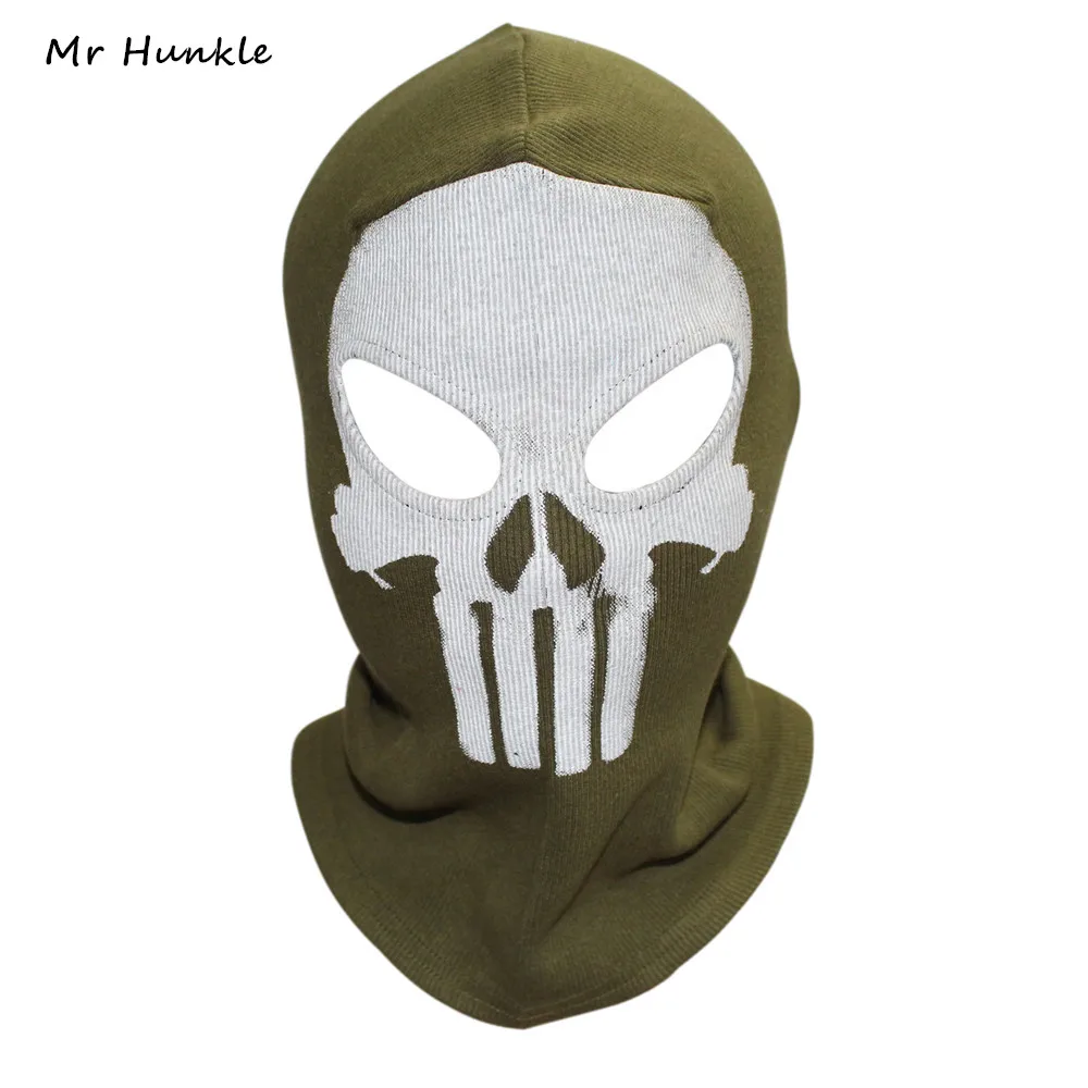 Mr Hunkle maschere Costume Cosplay passamontagna cappelli Paintball WarGame Halloween tattico Airsoft Ghost Skull maschera integrale