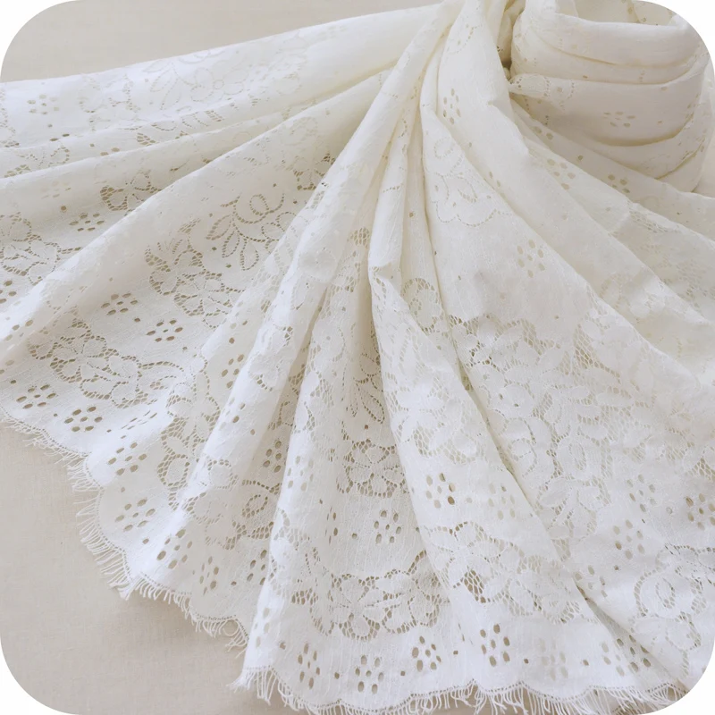 140cm*150CM each piece white lashes embroidery lace fabric,soft access skirt,fabrics for patchwork