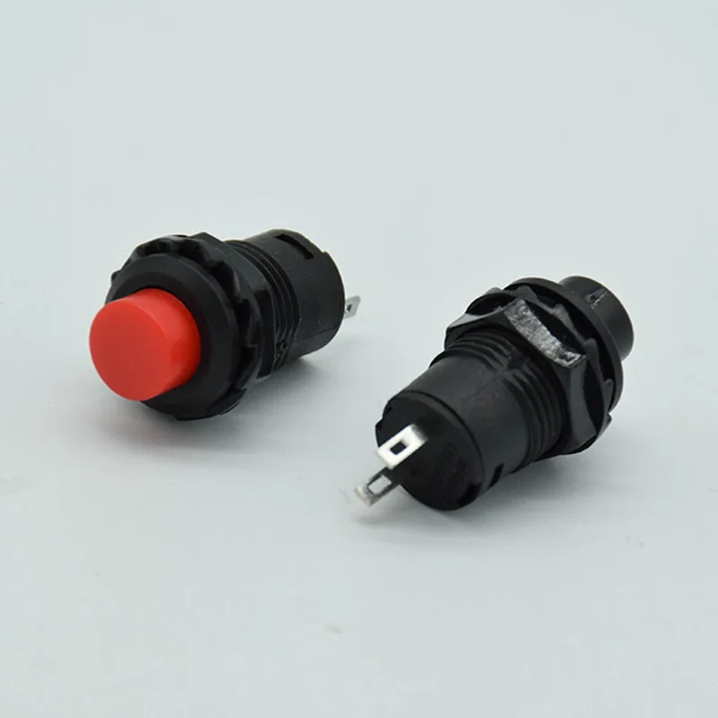 10pcs 12mm Momentary push button switches 3A /125VAC 1.5A/250VAC  Return Momentary  Push Button Switch Round