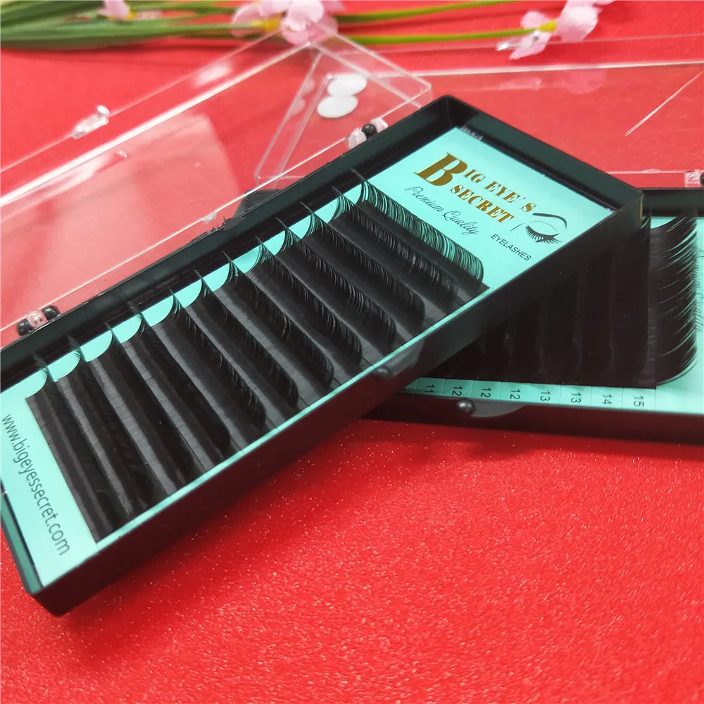 Promotions price 7~15mm MIX ,12rows/tray mink eyelash extension,natural eyelashes,individual eyelashes,false eyelash