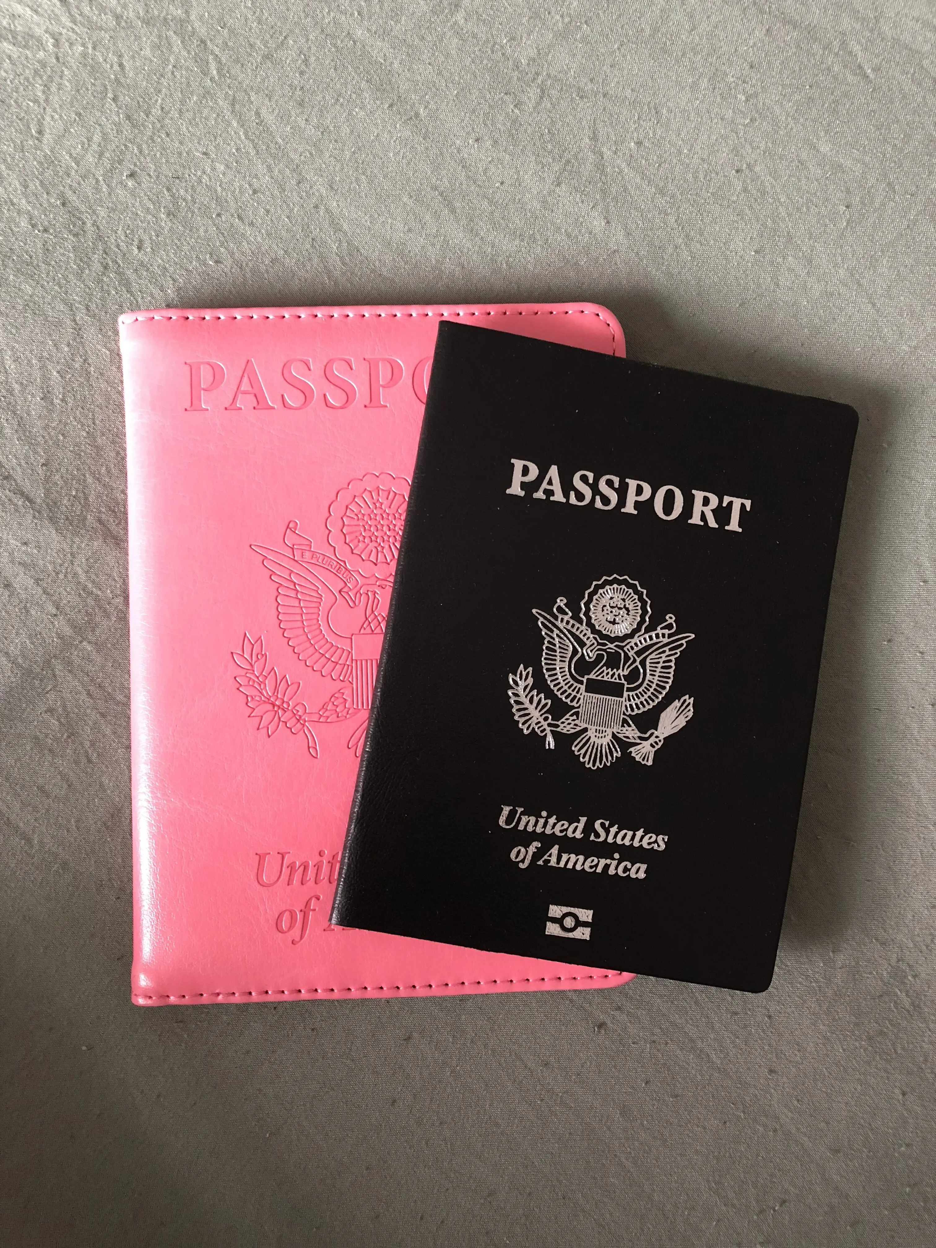 Rfid Blocking Passport Cover USA Passport Holder American Covers for Passports Girls Case Passport Wallet