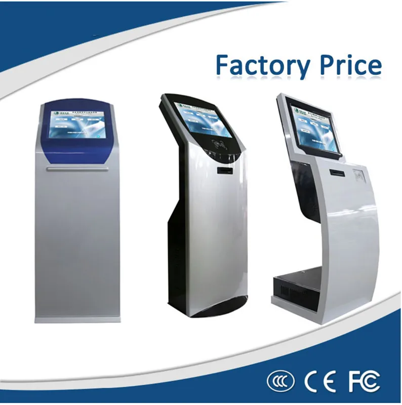 

19 inch interactive kiosk terminal with touch screen