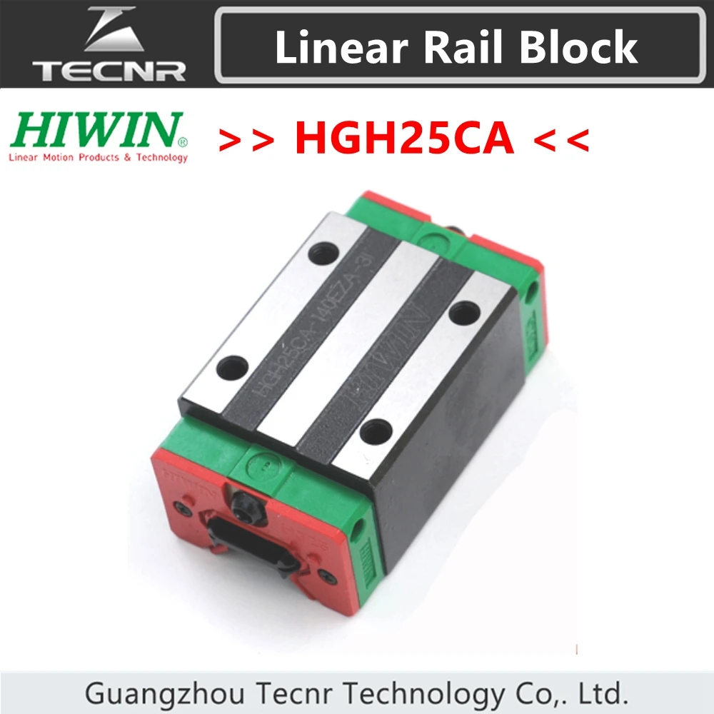 

Taiwan original HIWIN HGH25CA linear guideway rails slide carriage block slider