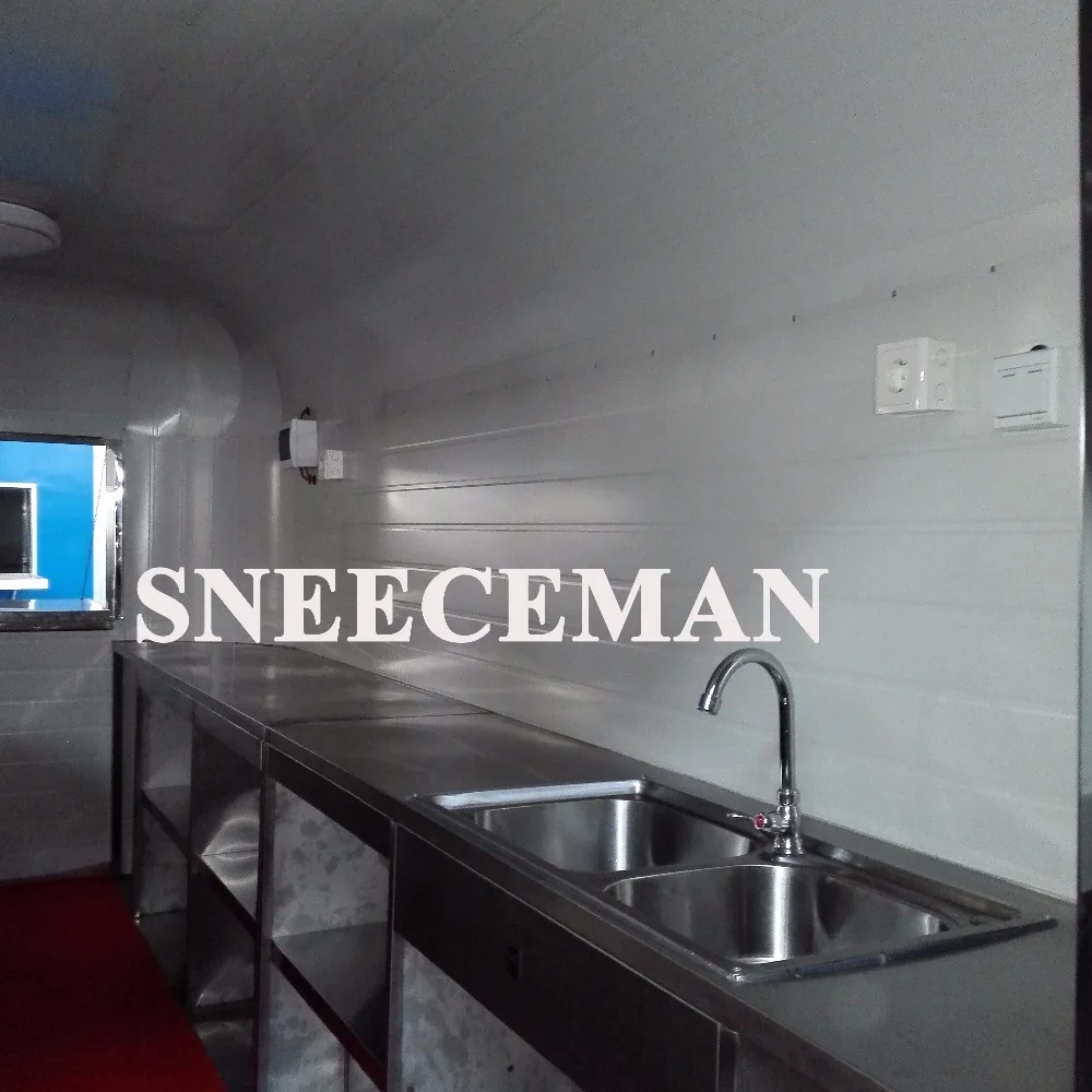 crepe food cart cheap mobile fast food truck