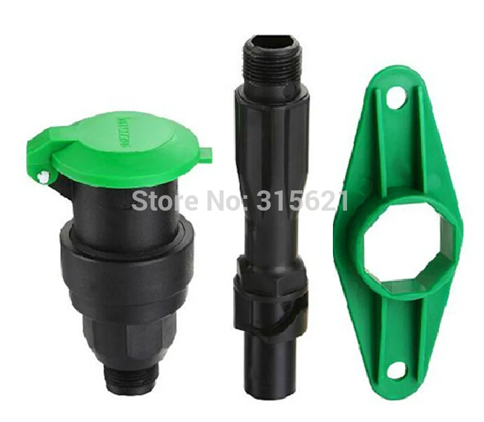 

for water valve yellow 1 inch rapid water intake valve kit/set thrombolytic watering gardening supplies