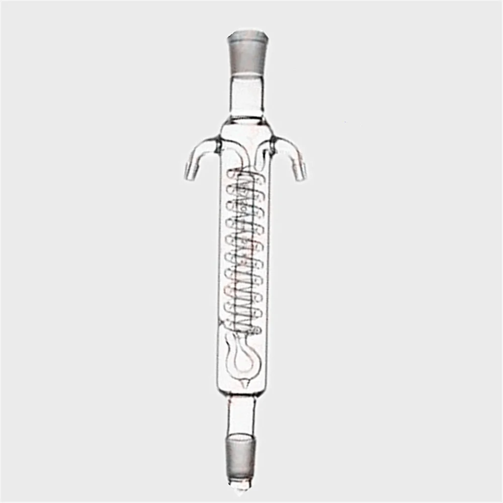 1Pc Joint Dimroth Reflux Lab Glass Condenser Distillation 24/29 200/300/400mm