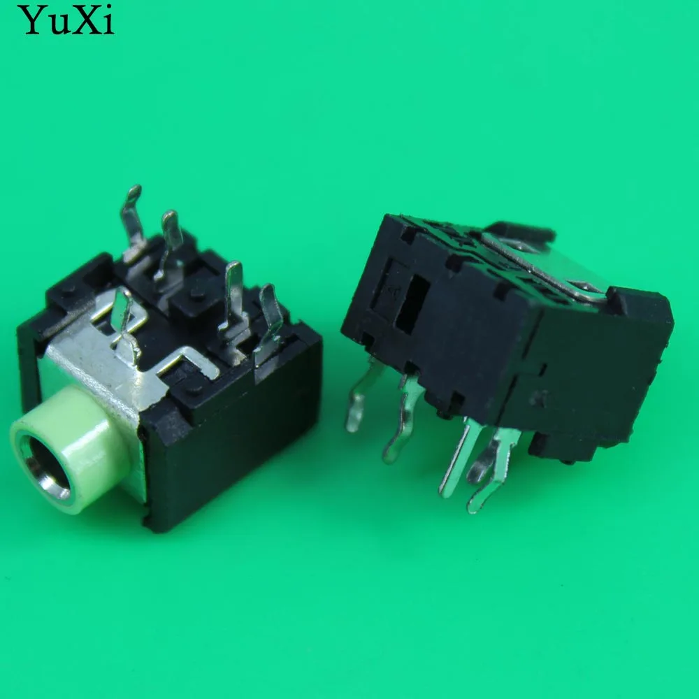 YuXi  PJ-306 Headphone Jack Connectors 3.5 Female Audio Connectors 5Pins with Column DIP