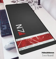 mass effect mouse pad 70x30cm gaming mousepad Cartoon office notbook desk mat Indie Pop padmouse games pc gamer mats