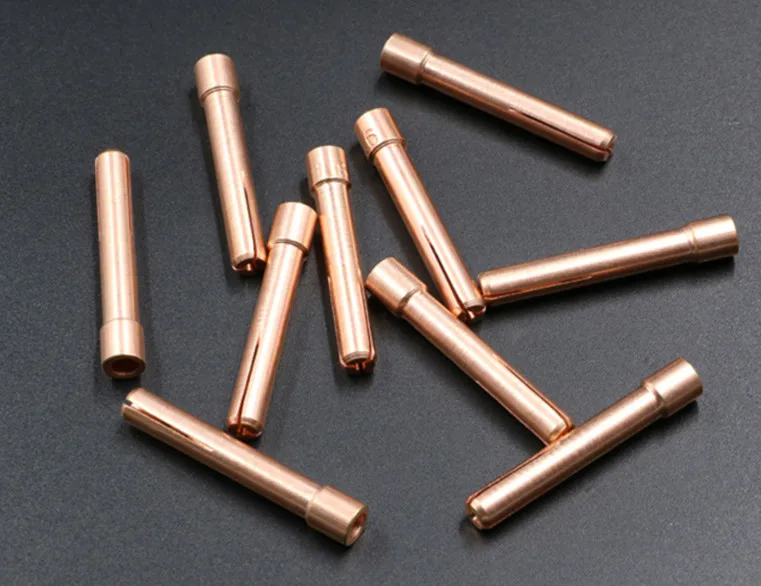 20pcs Argon Arc Welding Machine QQ-150A Argon Arc Welding Torch Fittings 1.62.02.4 Copper Tungsten Needle Chuck