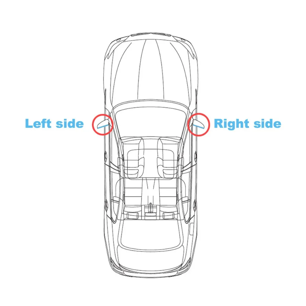 Wing Mirror Glass With Base-Heated Glare Proof Mirror LED BSD Emblem For Lexus NX 200 200T 300h/RX270 RX350 RX200t RX300 RX400