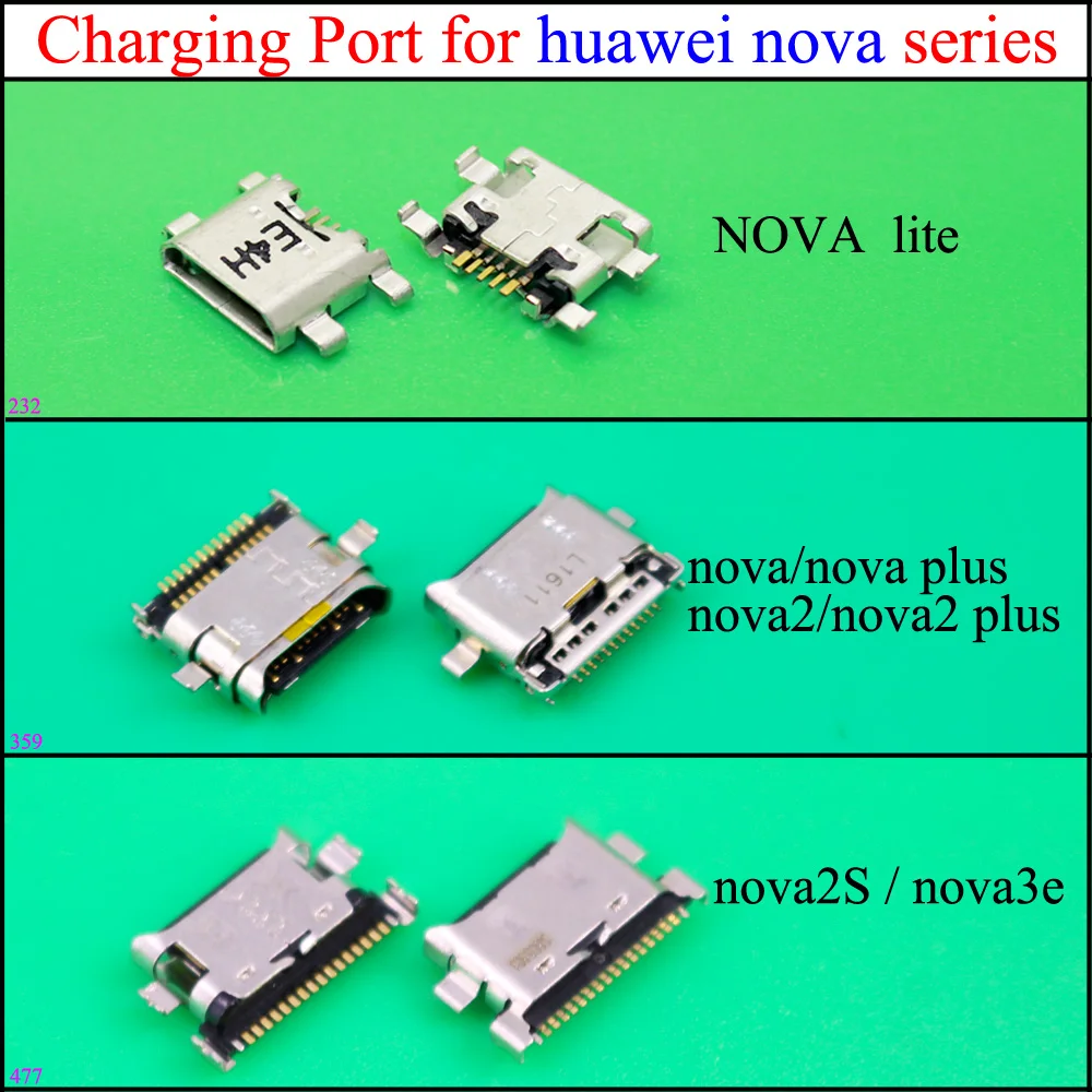 

YuXi micro usb charging Jack connector plug dock socket port For Huawei nova lite/nova2/2plus/2s/3e/plus