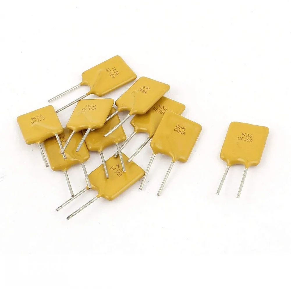 PolySwitch Selbstrückstellbare Sicherung PPTC RUEF 30V 0,9A 1,1A 1,35A 1,6A 1,85A 2A 2,5A 3A 4A 5A 6A 7A 8A 9A 100 Stück – Detail 6