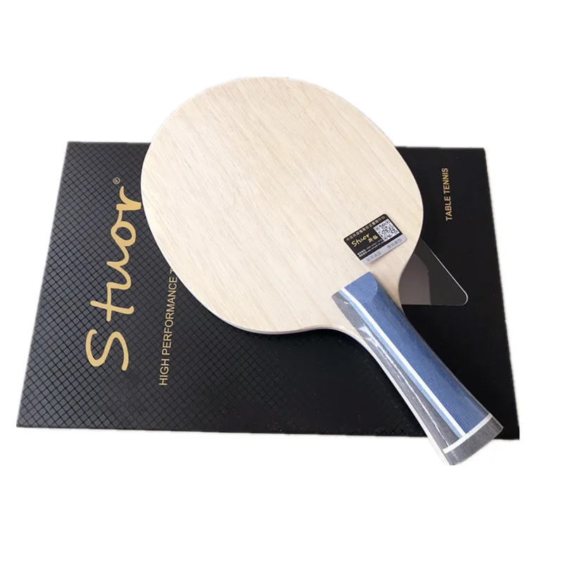 Stuor-raquetas de tenis de mesa de carbono ALC, 19 nuevas, con fibra de carbono integrada