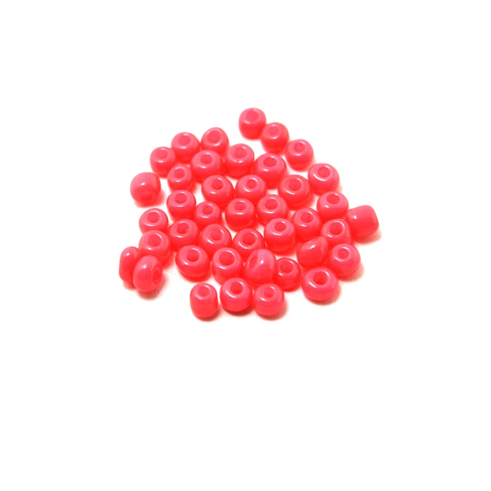 Factory Frice 80g/lot Neon Colour Red 3mm Glass Seed Loose Spacer Beads for Jewelry Making & DIY Craft