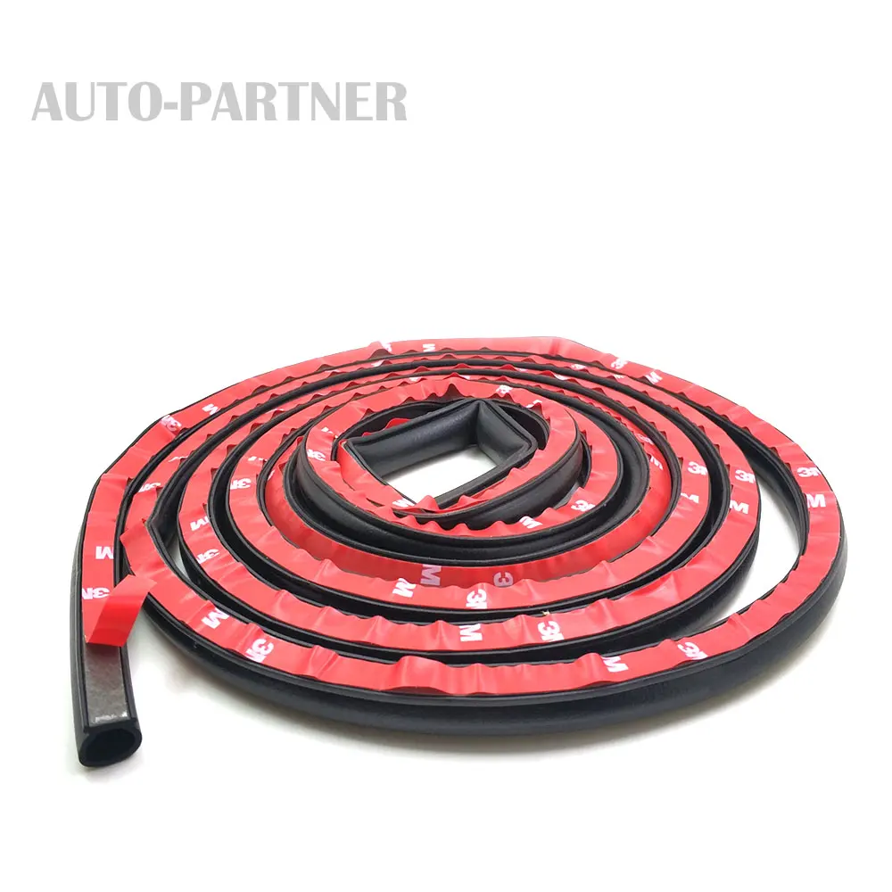 auto rubber seals 3 Meters Big D Type door sound insulation noise insulation waterproof trim dust isolation Car Sealing Strip