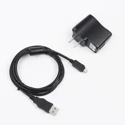 For Olympus USB AC Power Adapter and 12pin cable  Battery Charger Cord For Olympus SZ-12 SZ-14 SZ-17 Camera