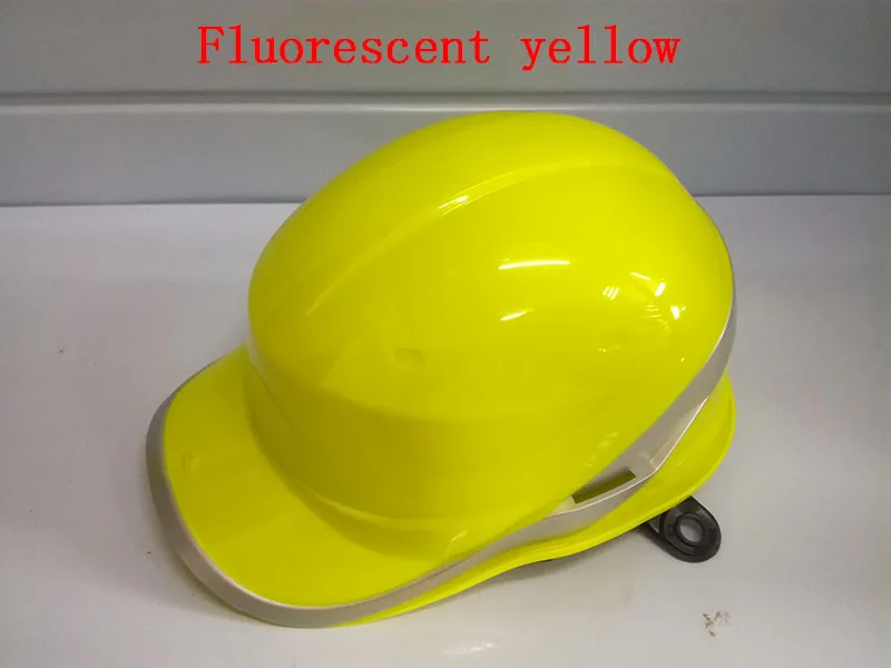 102018 Safety Helmet Hard Hat Work Cap ABS Insulation Material With Phosphor Stripe Construction Site Insulating Protect Helmets