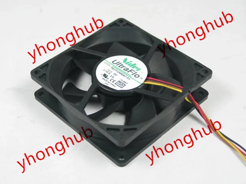 

Nidec T92T12MGA7-53 DC 12V 0.18A 90x90x25mm Server Cooling Fan