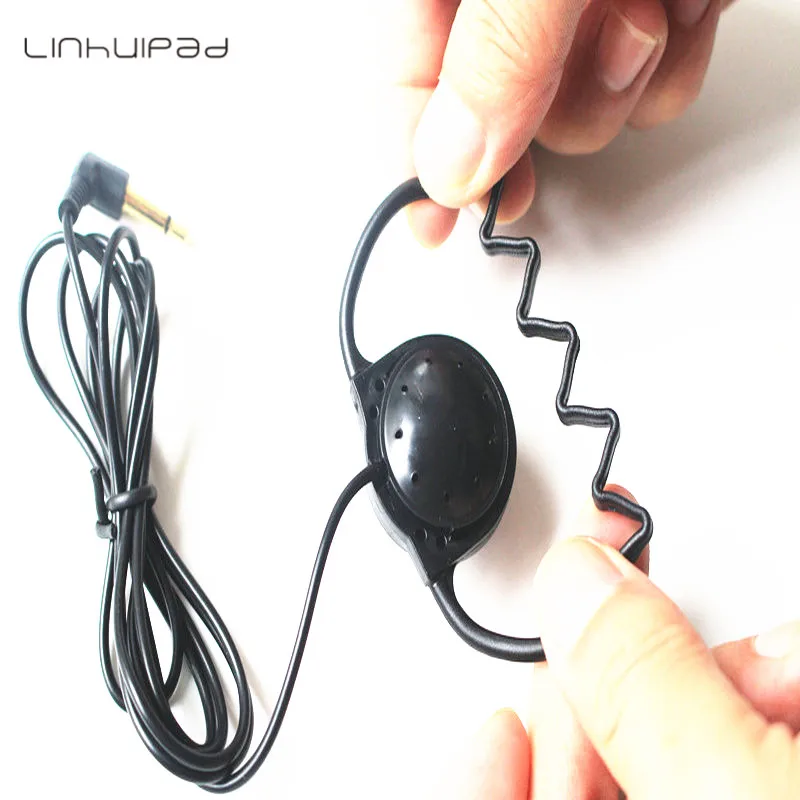 

Linhuipad 3.5mm Wired New Arrival Time-limited Auriculares Headset Economical Mono Hook Earphones Fedex Shipping 500pcs/lot