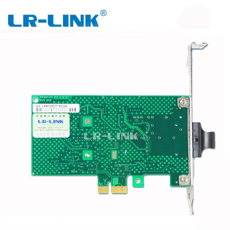 LR-LINK 9020PF-LX 100Base-LX optical fiber ethernet lan adapter PCI-E x1 network controller card Realtek RTL8105 PC Computer NIC