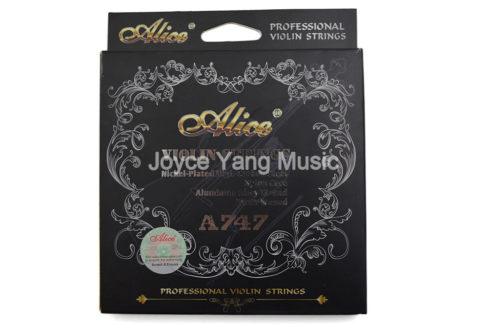 Alice A747 Professionale Violino Strings Nickel-Plated Alto tenore di Carbonio Acciaio Nylon Nucleo Silver & Aluminum Alloy Wound prima al quarto stringhe