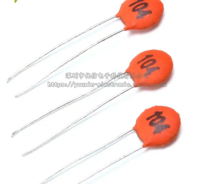 50V 5PF 10PF 15PF 20PF 22PF 30PF 33PF 47PF 1NF 2.2NF 10NF 100NF ceramic disc capacitor