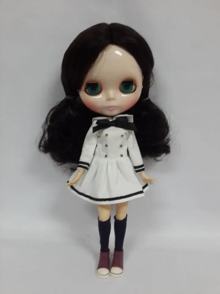 Free shipping Naked Blyth toys, Black hair girl (BLG 85)