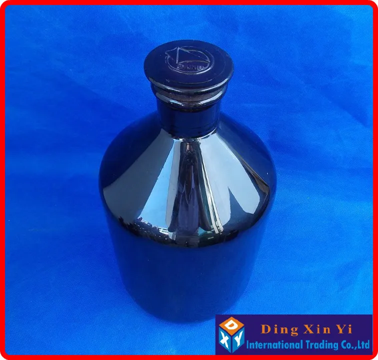 5000ml Narrow mouth reagent bottle,5000ml Narrow mouth Amber Laboratory Bottle  with ground-in glass stopper