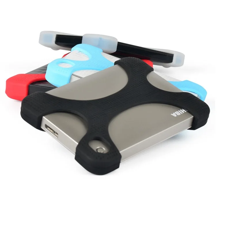 2.5 Inch Portable Hard Drive Protector Drop-resistance Silicon Rubber Case for Seagate Sony External Memory Shakeproof Cover