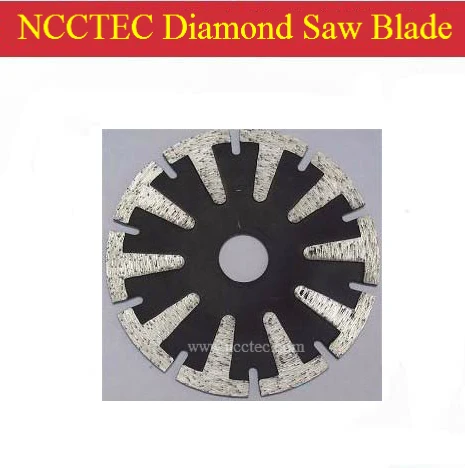 7'' Curve Cutting Diamond Blade(5 pcs per package)/180mm T-shape Segmented Type saw blade cutting disk with protective teeth