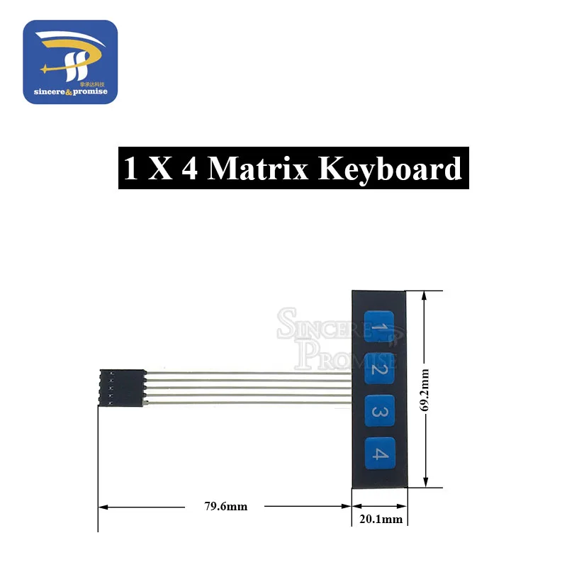 Variant: 1x4 matrix keyboard