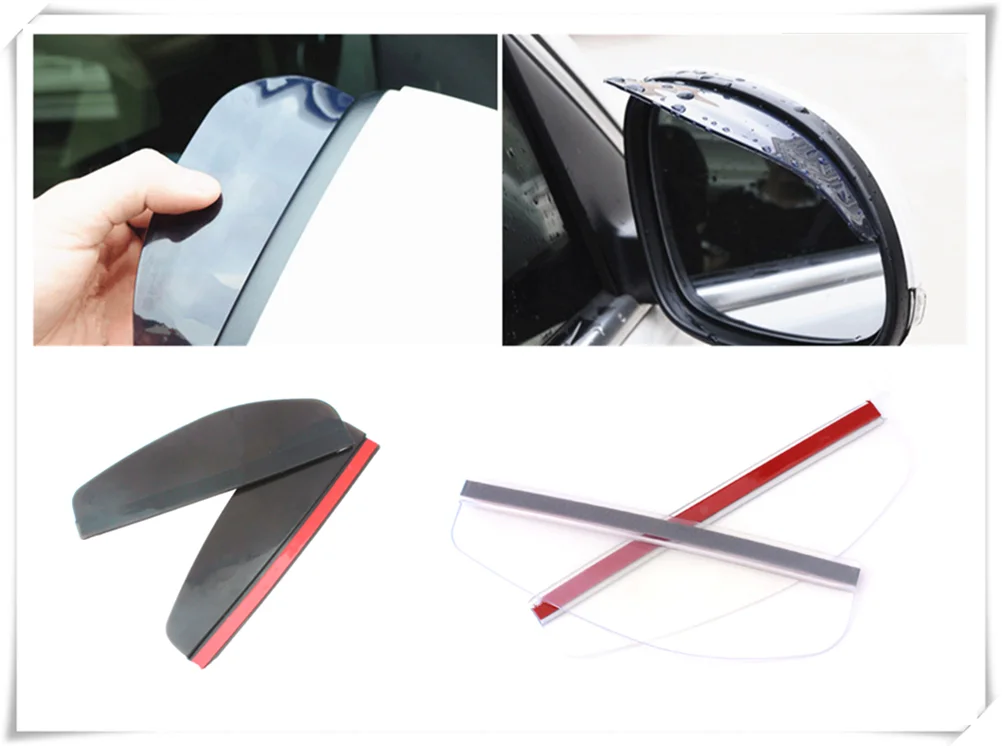 2pcs car rearview mirror rain eyebrow aid accessories for KIA RIO K3 K4 K5 Sportage SORENTO venga Hyundai Avante Sonata