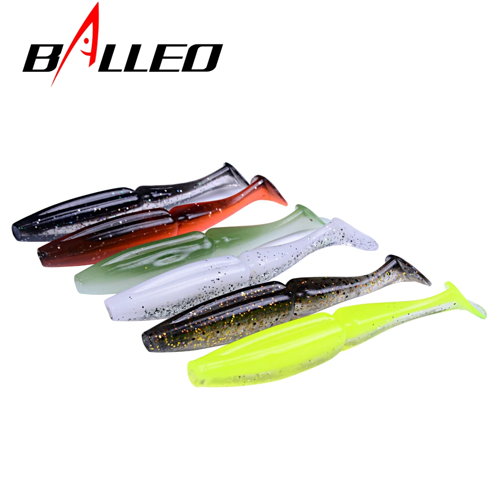 Balleo 3pcs/lot soft lure 12g/11cm double color Fishing lure  Shad Worm  Swimbaits Silicone Soft Bait Carp Artificial Soft Lure