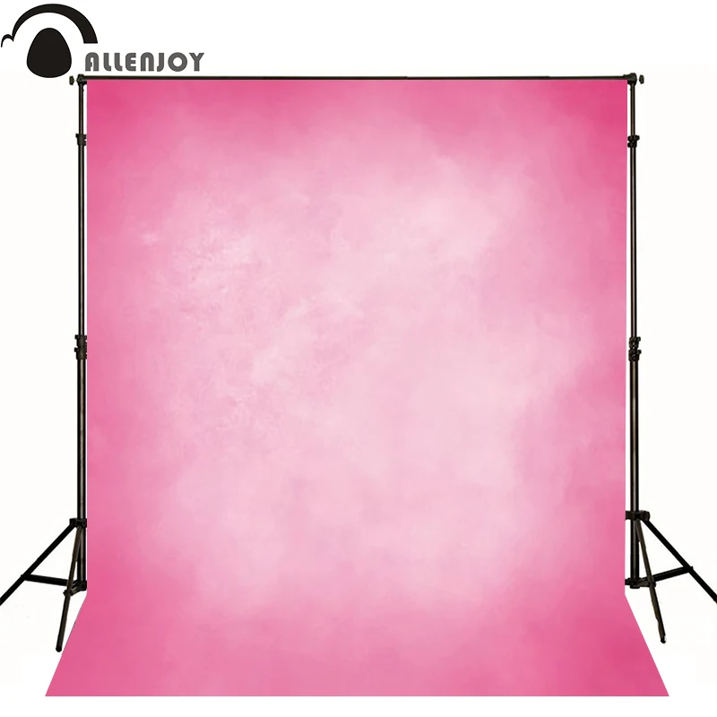 

Allenjoy Thin Vinyl cloth photography Backdrop Pink Background For Studio Photo Pure Color photocall Wedding backdrop MH-028