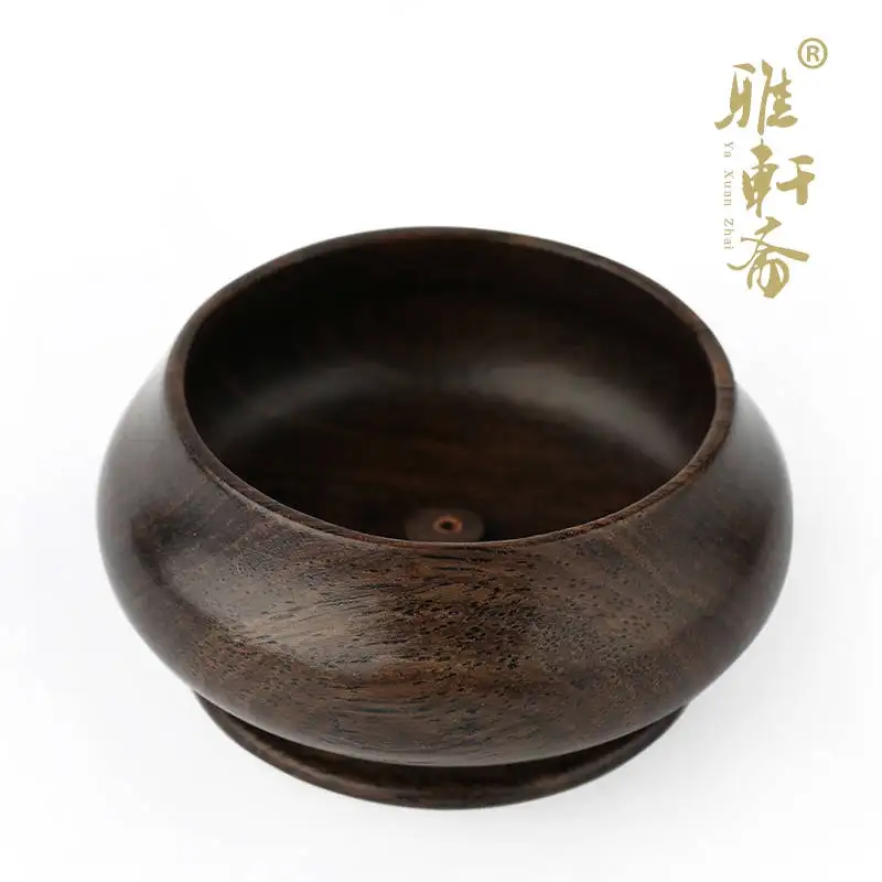 Rosewood Ebony Wood incense Zhai Gallery incense box furnace horizontal sandalwood incense seat