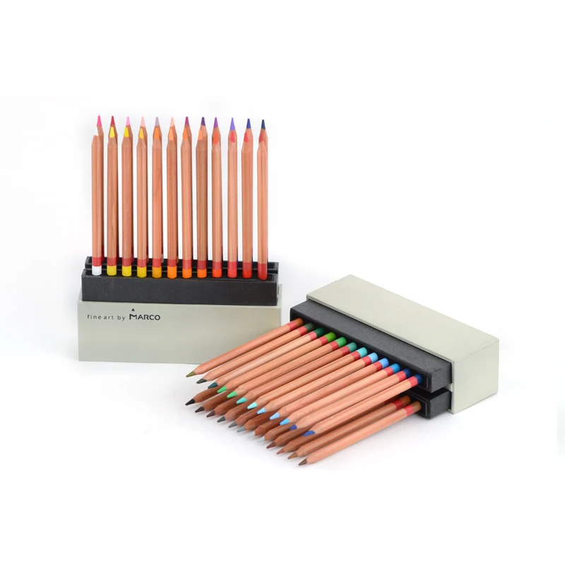 MARCO Professional art Renoir 48 color oily color pencil selection gift set 3100