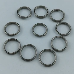 20PCS  Keyring Metal Keychain High Strength 10mm Split Key Ring Creative Gadget Accessories J079