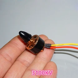 1pc Outer rotor brushless motor DIY micro 1306 airplane model brushless motor 3100KV shaft diameter is 5mm