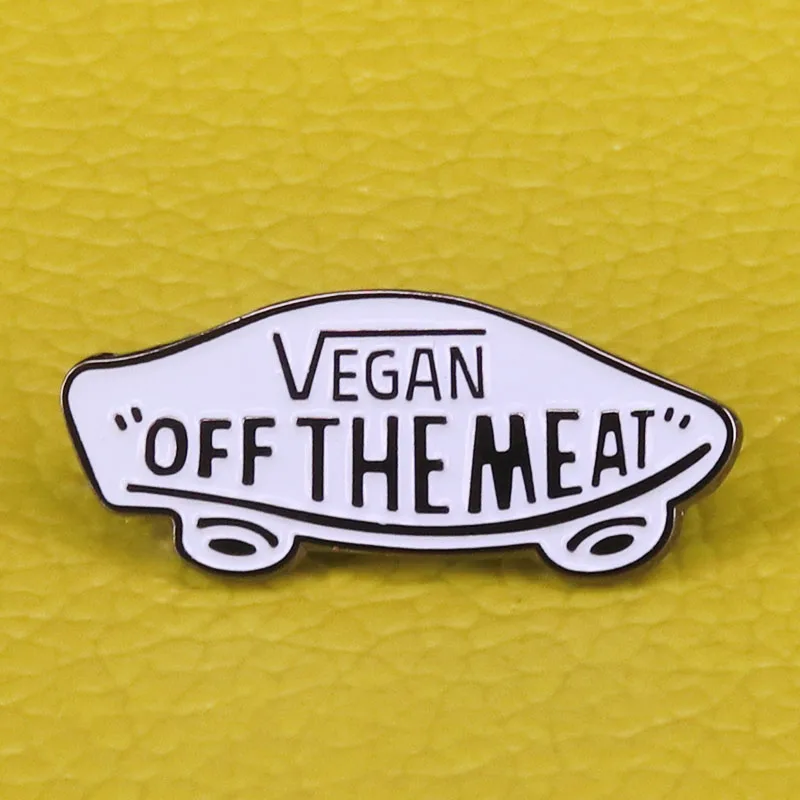 veggie vegan gift vegetarian pin Herbivore badge Veganism brooch Enamel pin