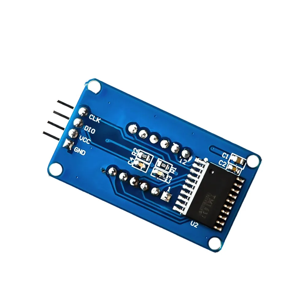 TM1637 4-bit Digital LED Display Module, adequado para Arduino, 7 segmentos, 0,36 "relógio, tubo digital