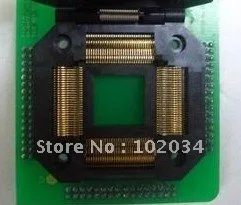 100% NEW  IC51-1204 QFP120 TQFP120 IC Test Socket / Programmer Adapter / Burn-in Socket  (IC51-1204-1497)